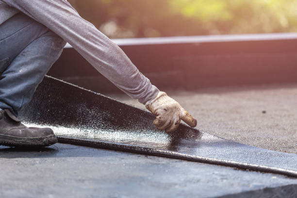 Professional Exterior Waterproofing technician working in Worthington, MN